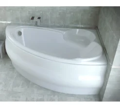 Baignoire Asymétrique|Azura Home Design Baignoire d'angle NOVA Droite avec tablier - 170cm