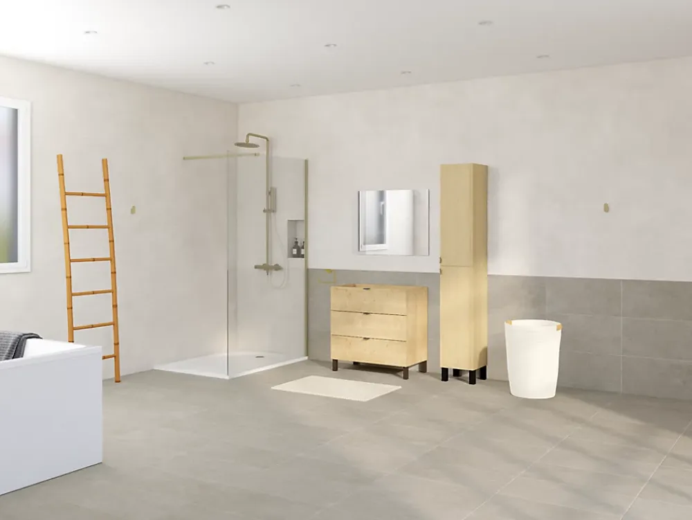 Baignoire Droite|GoodHome Baignoire double 180 x 80 cm Teesta
