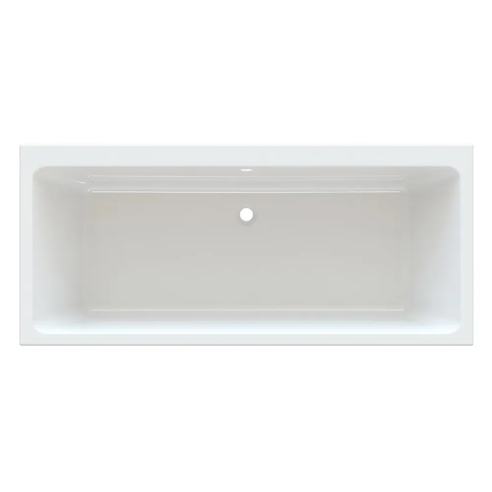Baignoire Droite|GoodHome Baignoire double 180 x 80 cm Teesta