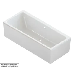 Baignoire Droite|GoodHome Baignoire double 180 x 80 cm Teesta