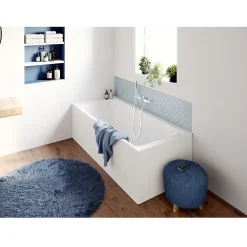 GoodHome Baignoire double en acrylique blanc L.180 x l.80 cm Cavally