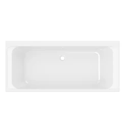 GoodHome Baignoire double en acrylique blanc L.180 x l.80 cm Cavally