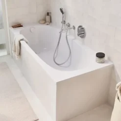 Jacob Delafon Baignoire droite 170 x 75 Bastille blanc brillant