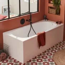 Baignoire Droite|Jacob Delafon Baignoire droite 160 x 70 Bastille blanc brillant
