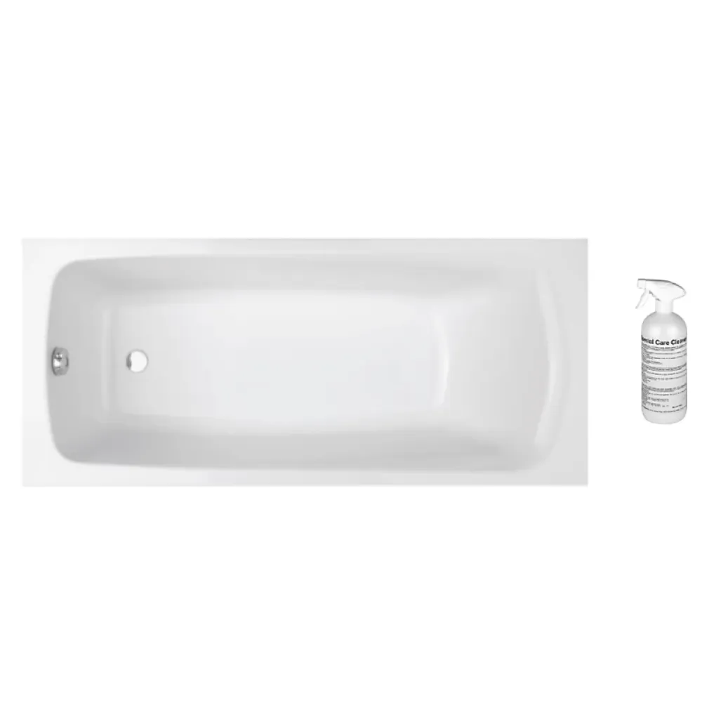 Baignoire Droite|Jacob Delafon Baignoire droite 170 X 75 Brive en acrylique renforcé + nettoyant