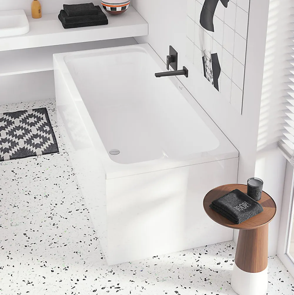 Baignoire Droite|Villeroy & Boch Baignoire droite 180 X 80 VILLEROY ET BOCH Architectura acrylique