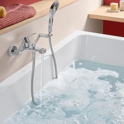 Baignoire Droite|Villeroy & Boch Baignoire droite 180 X 80 VILLEROY ET BOCH Architectura acrylique avec pieds