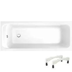 Villeroy & Boch Baignoire droite 170 X 75 VILLEROY ET BOCH Architectura acrylique avec pieds