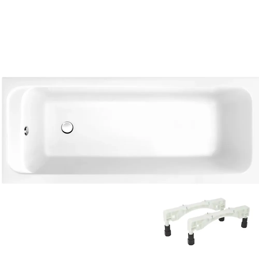 Villeroy & Boch Baignoire droite 170 X 75 VILLEROY ET BOCH Architectura acrylique avec pieds