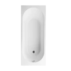 Baignoire Droite|Villeroy & Boch Baignoire droite avec pieds 170 x 70 cm O.Novo Blanc + Pare Bain gauche AURYS Mist 1 chromé