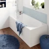 Baignoire Droite|GoodHome Baignoire droite Cavally L. 160 cm x l. 75 cm blanc