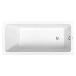 Baignoire Droite|Duravit Baignoire droite No.1 180 x 85 cm + Pare bain droit AURYS Mist 1 chromé