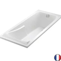 Baignoire Droite|Jacob Delafon Baignoire droite Corvette confort Acrylique renforcé 170 x 70