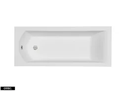 Baignoire Droite|Besco Baignoire Droite sans Tablier - 150 x 70 cm - SHEA SANS TABLIER - REPOSE-TÊTE OFFERT