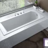 Baignoire Droite|Besco Baignoire Droite sans Tablier - 170 x 70 cm - SHEA SANS TABLIER - REPOSE-TÊTE OFFERT