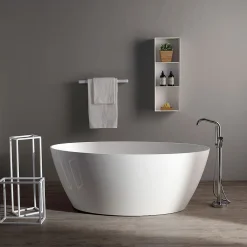 Baignoire Îlot|Kiamami Valentina Baignoire En Résine De Marbre Serena Room Centre