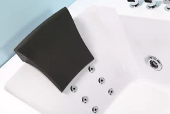 Baignoire Balnéo|Eliteshopping Baignoire hydromassage blanc Chromothérapie 180 X 90 cm 16 jets Eden