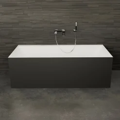Baignoire Îlot|Spalina Baignoire Ilot Cobalt 170 noire 170x75x56cm, by