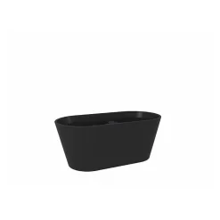 Planète Bain Baignoire ilot noir 170x80 Matte Black