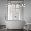 Baignoire Îlot|Bernstein Baignoire îlot Acrylique ovale 180x80x59cm Blanc brillant + Bonde et trop plein - JAZZ PLUS 2.0