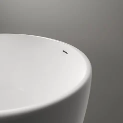 Baignoire Îlot|Bernstein Baignoire îlot Acrylique ovale 180x80x60cm Blanc brillant + Bonde et trop plein - TERRA 2.0