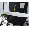 Azura Home Design Baignoire îlot ASSOS S-LINE bicolore 160 x 70 cm