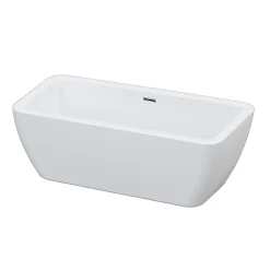 Baignoire Îlot|GoodHome Baignoire îlot blanche 170 x 75 cm Merkys