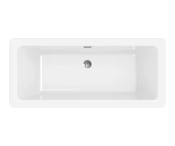 Baignoire Îlot|GoodHome Baignoire îlot blanche 170 x 75 cm Merkys