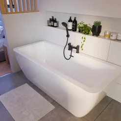 Baignoire Îlot|GoodHome Baignoire îlot blanche 170 x 75 cm Merkys