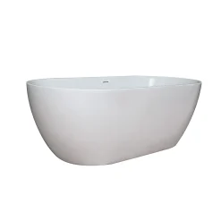 Baignoire Îlot| Baignoire îlot blanche Fidji 170x80 cm