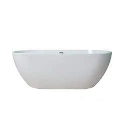 Baignoire Îlot| Baignoire îlot blanche Fidji 170x80 cm