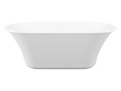 Vente-unique Baignoire îlot design - 193 L - 150 x 75 x 58 cm - Blanche - NOEMIE II