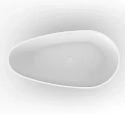 Baignoire Îlot|Stano Baignoire îlot design en solid surface ovale HELSINKI 170 cm