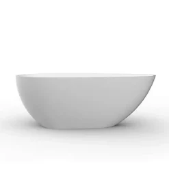 Baignoire Îlot|Stano Baignoire îlot design en solid surface ovale HELSINKI 170 cm