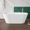 Sanycces Baignoire îlot design en sanydur ovale MODERN 170 cm