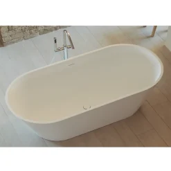 Sanycces Baignoire îlot design en sanydur ovale MODERN 170 cm