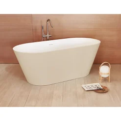 Sanycces Baignoire îlot design en sanydur ovale MODERN 170 cm