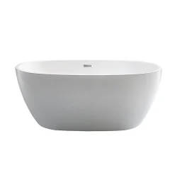 Stano Baignoire îlot design ovale DENVER blanche 170 cm