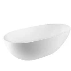 Baignoire Îlot|Stano Baignoire îlot design ovale FLORIDA blanche 165 cm Mat