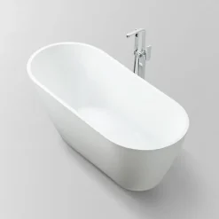Baignoire Îlot|Stano Baignoire îlot design ovale OPRAH blanche 140 cm