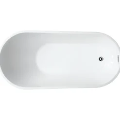Baignoire Îlot|Stano Baignoire îlot design ovale OPRAH blanche 140 cm