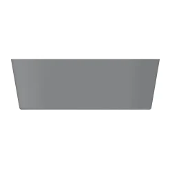 Baignoire Îlot|GoodHome Baignoire îlot Huron L. 180 cm x l. 80 cm gris
