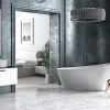 Azura Home Design Baignoire îlot KEYA GLAM SILVER 165 x 70 cm
