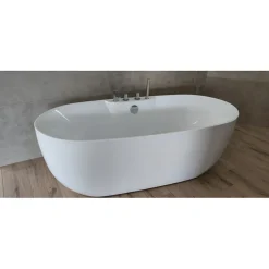 Baignoire Îlot|Sanitaire Baignoire îlot MAUI 170x80 cm avec Robinetterie