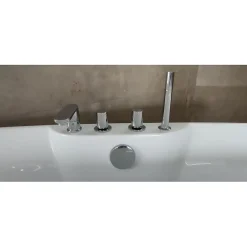Baignoire Îlot|Sanitaire Baignoire îlot MAUI 170x80 cm avec Robinetterie