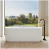 Mob-In Baignoire îlot NAÏA en acrylique Lucite blanche 170cm