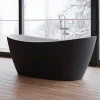 Baignoire Îlot|Spalina Baignoire îlot ovale NEROON 2.0 Noire L. 170 x l. 80 cm, by
