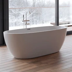 Baignoire Îlot|Spalina Baignoire îlot ovale SAMBA L. 170 x l. 79 cm, by