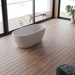 Baignoire Îlot|Spalina Baignoire îlot ovale SAMBA L. 170 x l. 79 cm, by