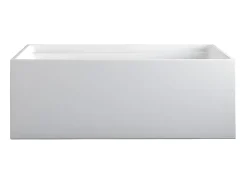 Vente-unique Baignoire îlot rectangulaire - 232 L - 150 x 75 x 60 cm - Blanche - Acrylique - ASPIUS